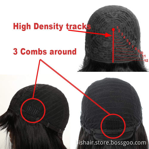 Short Cute Pixie Wig Brazilian Kinky Curly hair wig women's Afro Curly Hair Bob Wig For Black